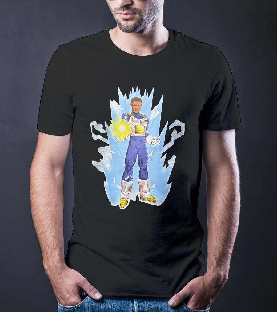 Daniel Gafford Dragon Ball Z Saiyan Warrior Energy Burst T-Shirt
