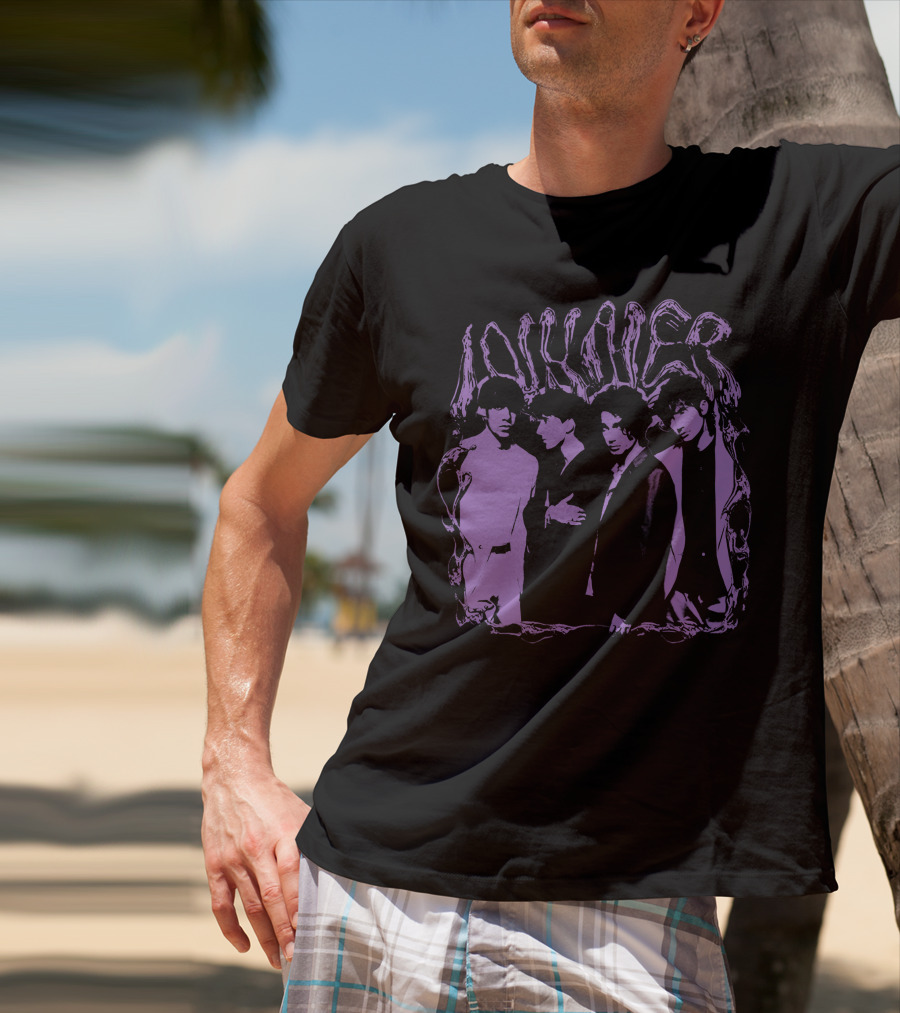 Inhaler Band Purple Photo T-Shirt
