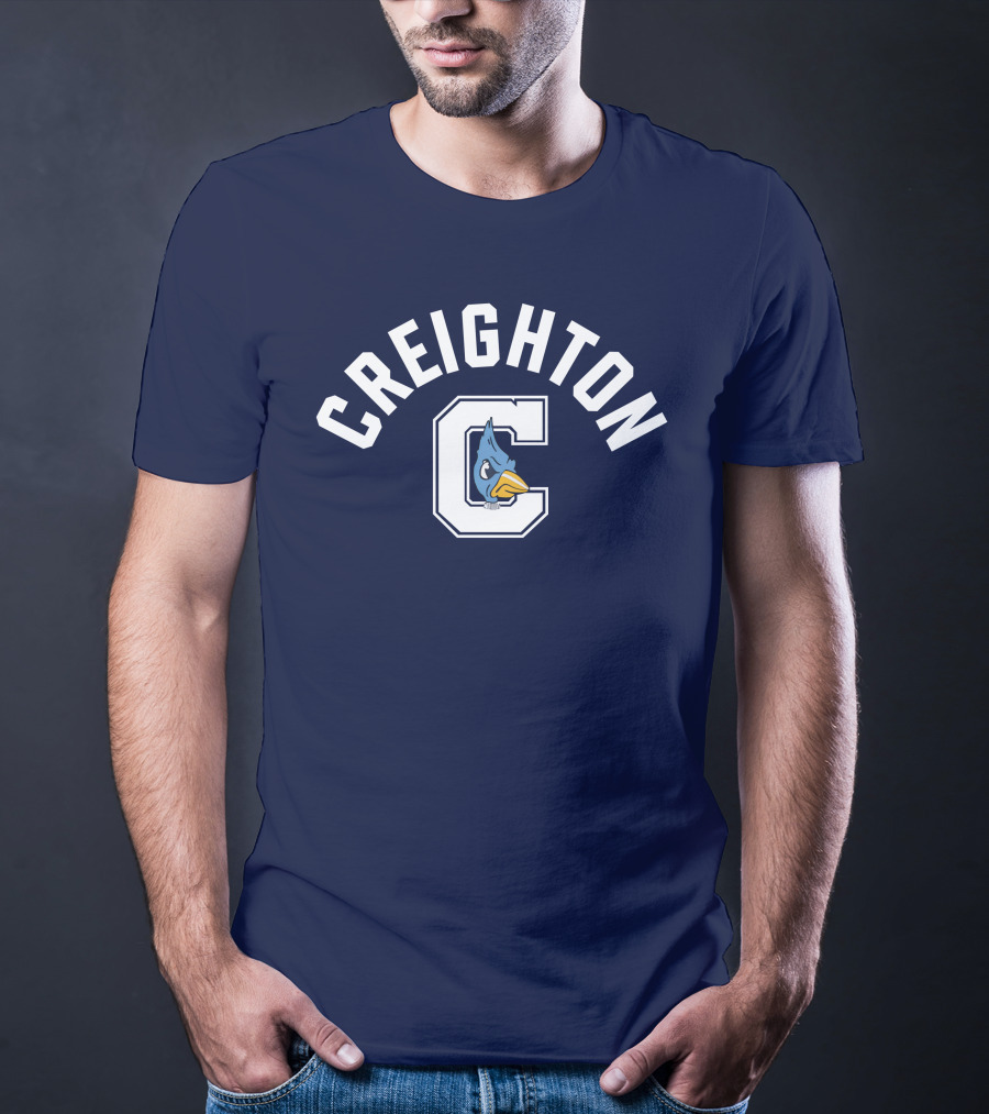 Creighton Bluejays Vintage Logo Classic C Emblem T-Shirt