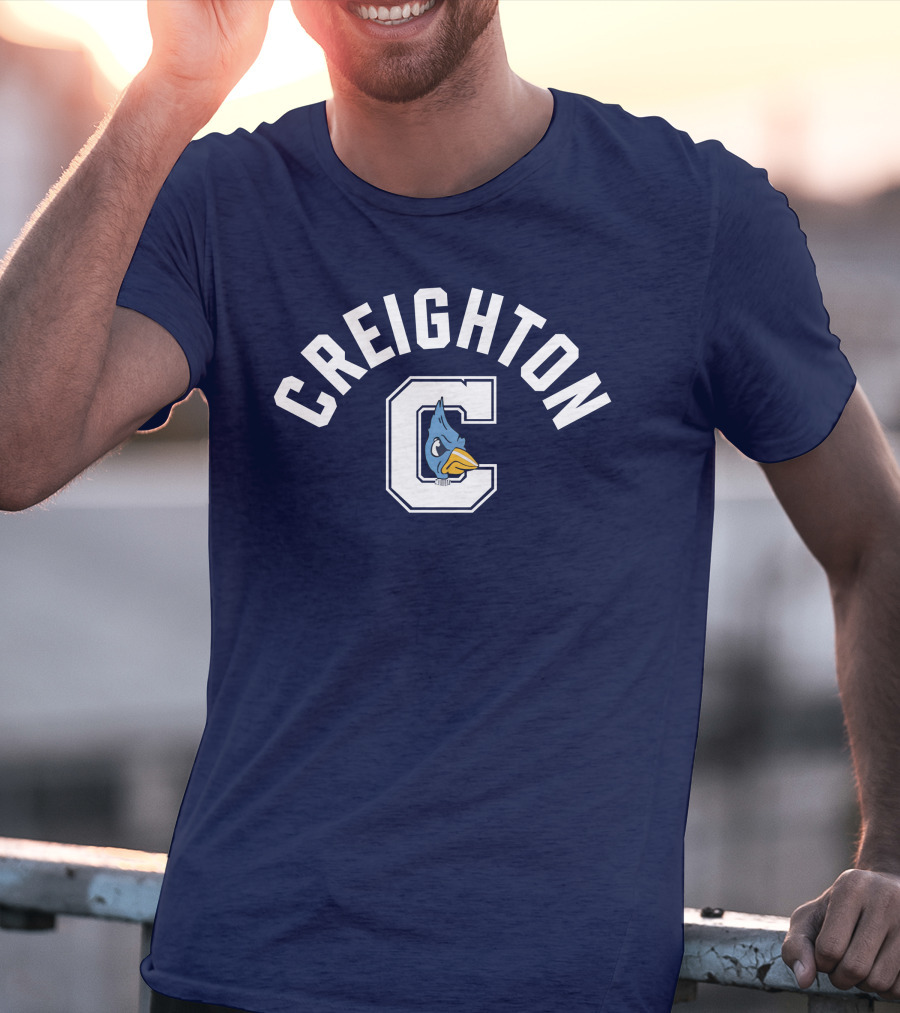 Creighton Bluejays Vintage Logo Classic C Emblem T-Shirt