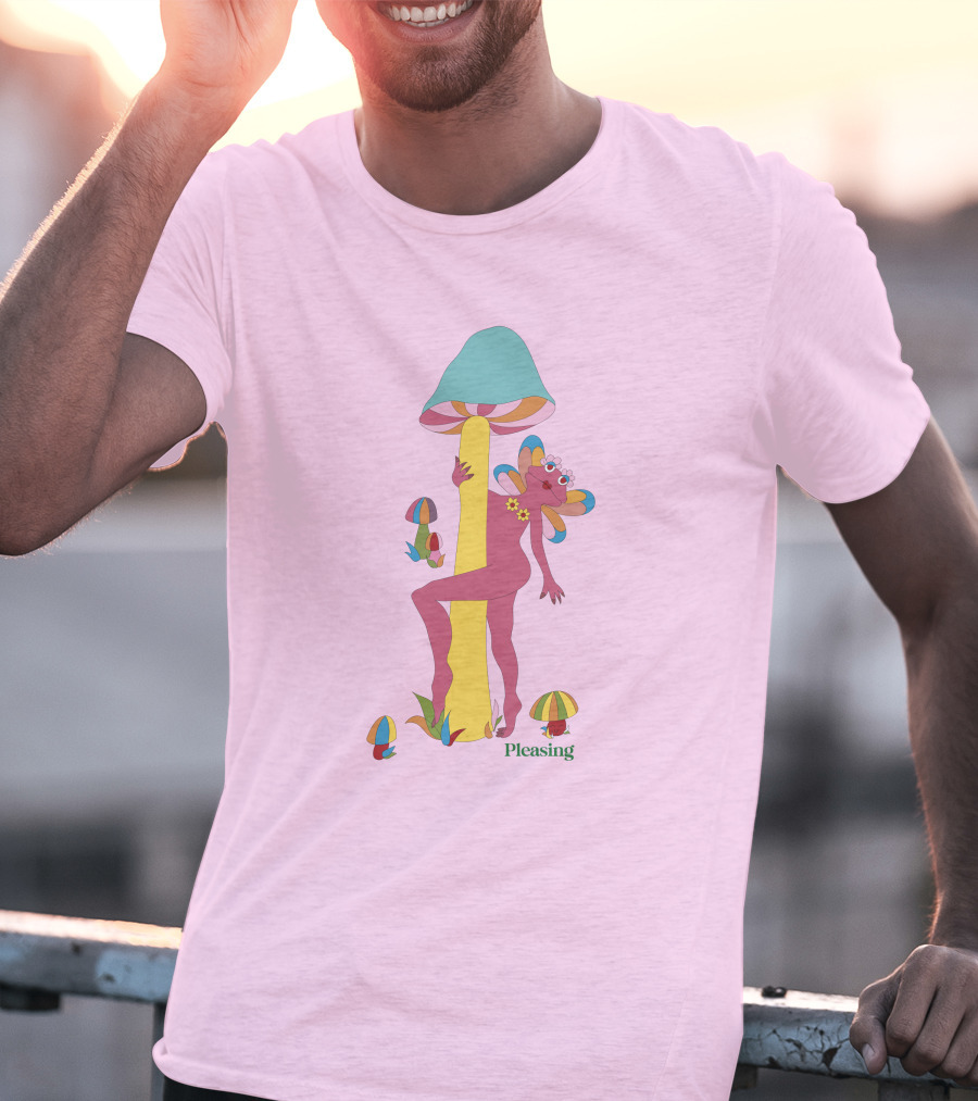 Pleasing Shroom Bloom Fairy With Mushrooms T-Shirt