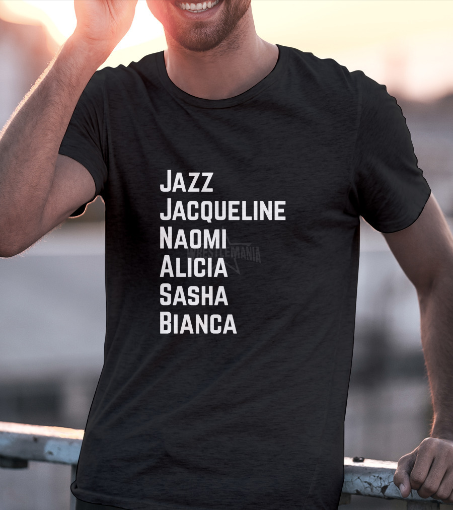 WrestleMania Week Jazz Jacqueline Naomi Alicia Sasha Bianca T-Shirt