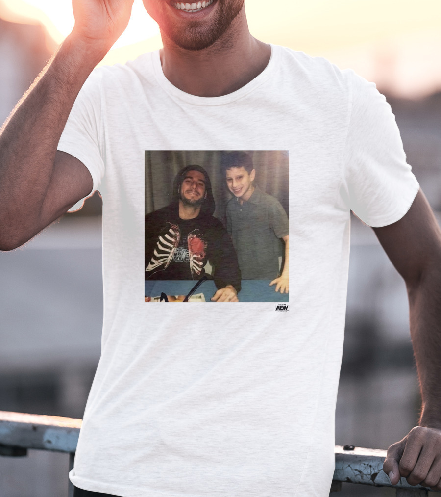 AEW Meet And Greet Event With AEW T-Shirt