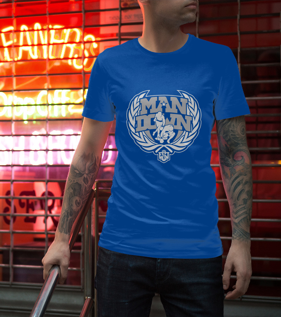 Man Down Team Spence Boxing Laurel Crest T-Shirt