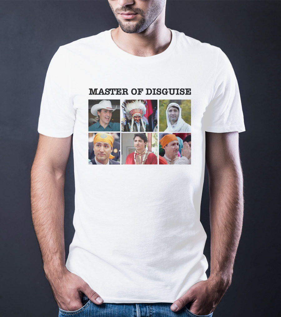 Master Of Disguise Collection Featuring Various Cultural Attire T-Shirt