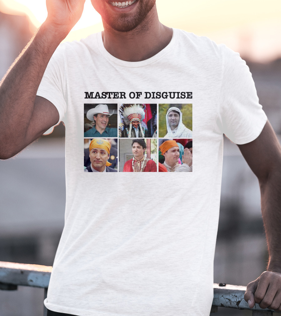 Master Of Disguise Collection Featuring Various Cultural Attire T-Shirt
