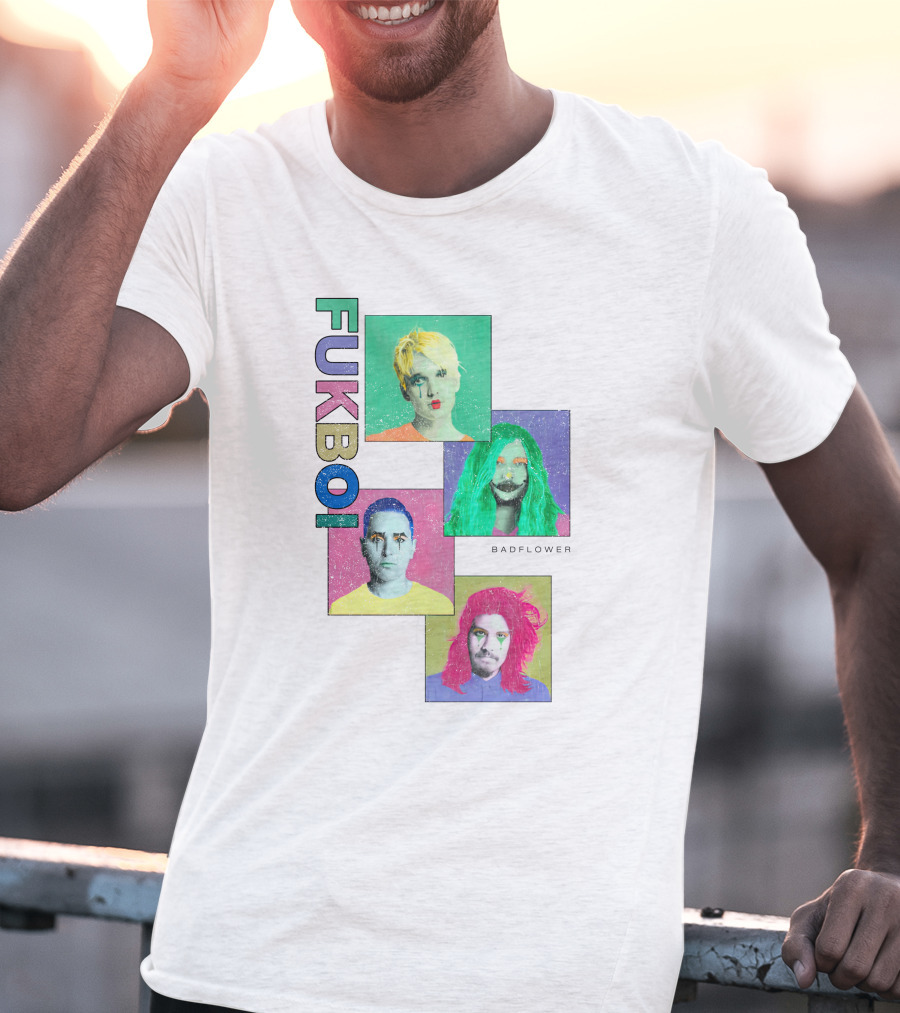 Badflower Fukboi Colorful Portraits T-Shirt