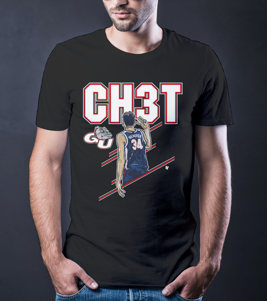 CH3T Gonzaga Holmgren 34 GU Bulldogs T-Shirt