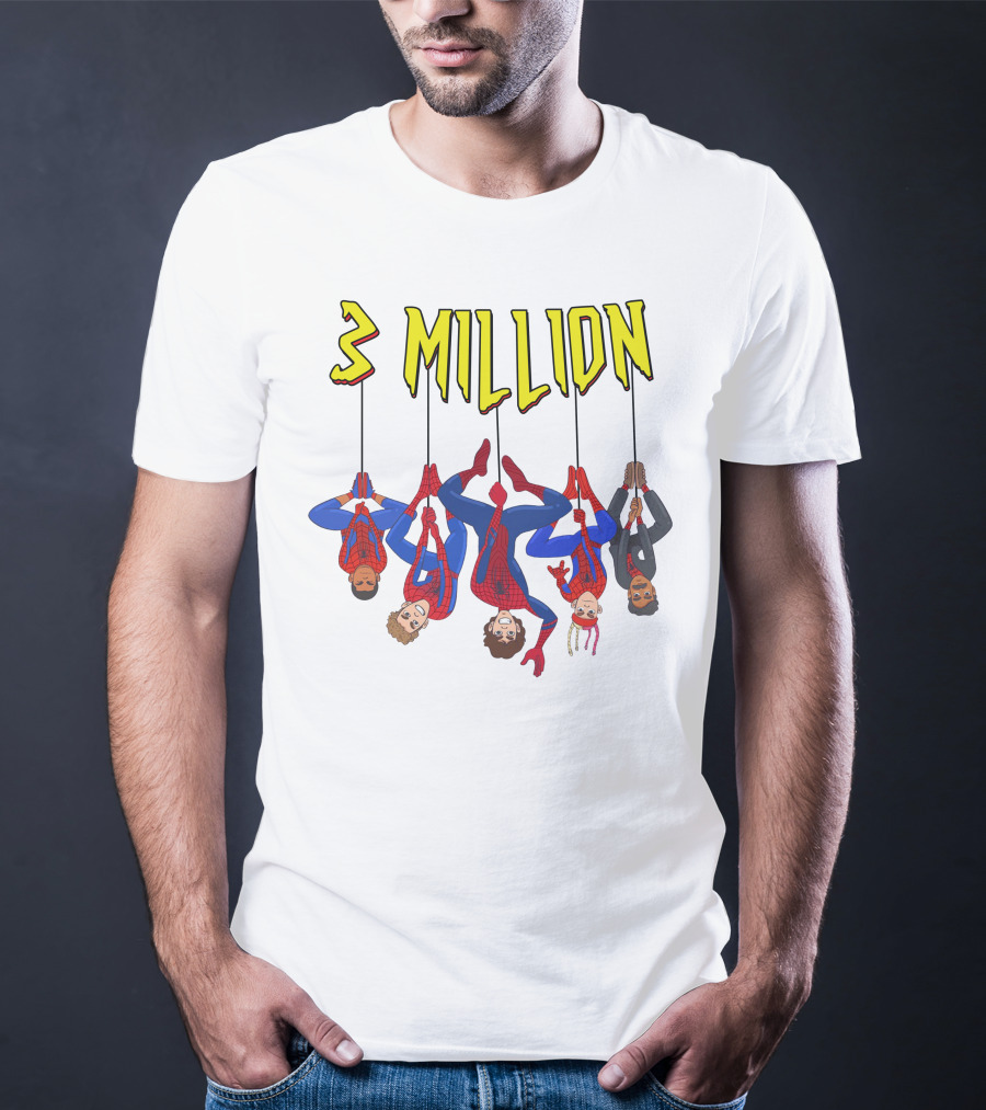 3 Million Bay Lenlevine Merch Hanging Heroes T-Shirt