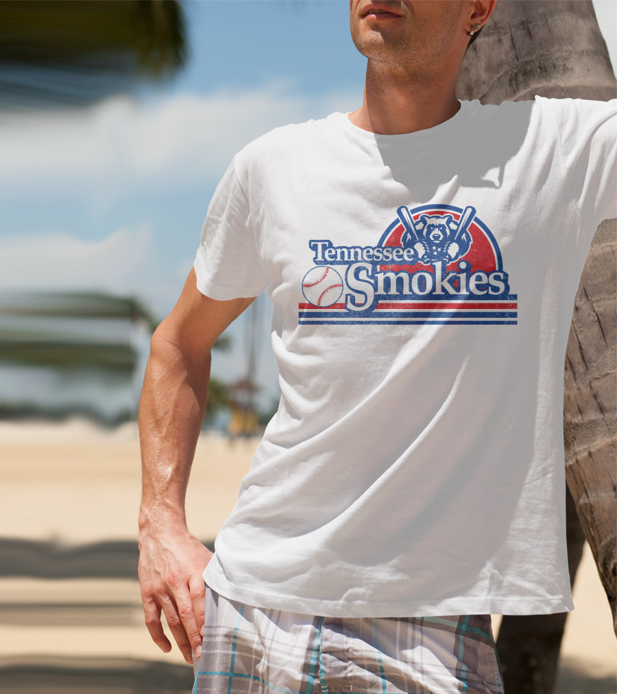 Tennessee Smokies Bear Baseball Retro T-Shirt
