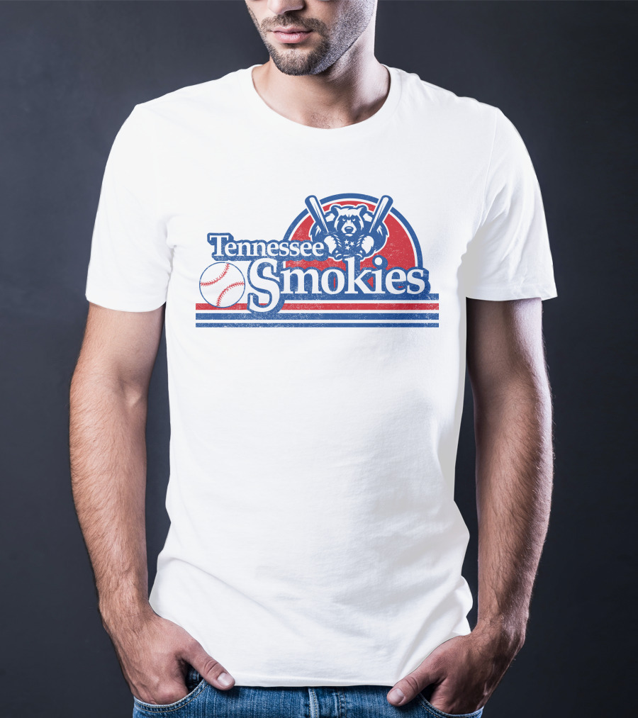 Tennessee Smokies Bear Baseball Retro T-Shirt