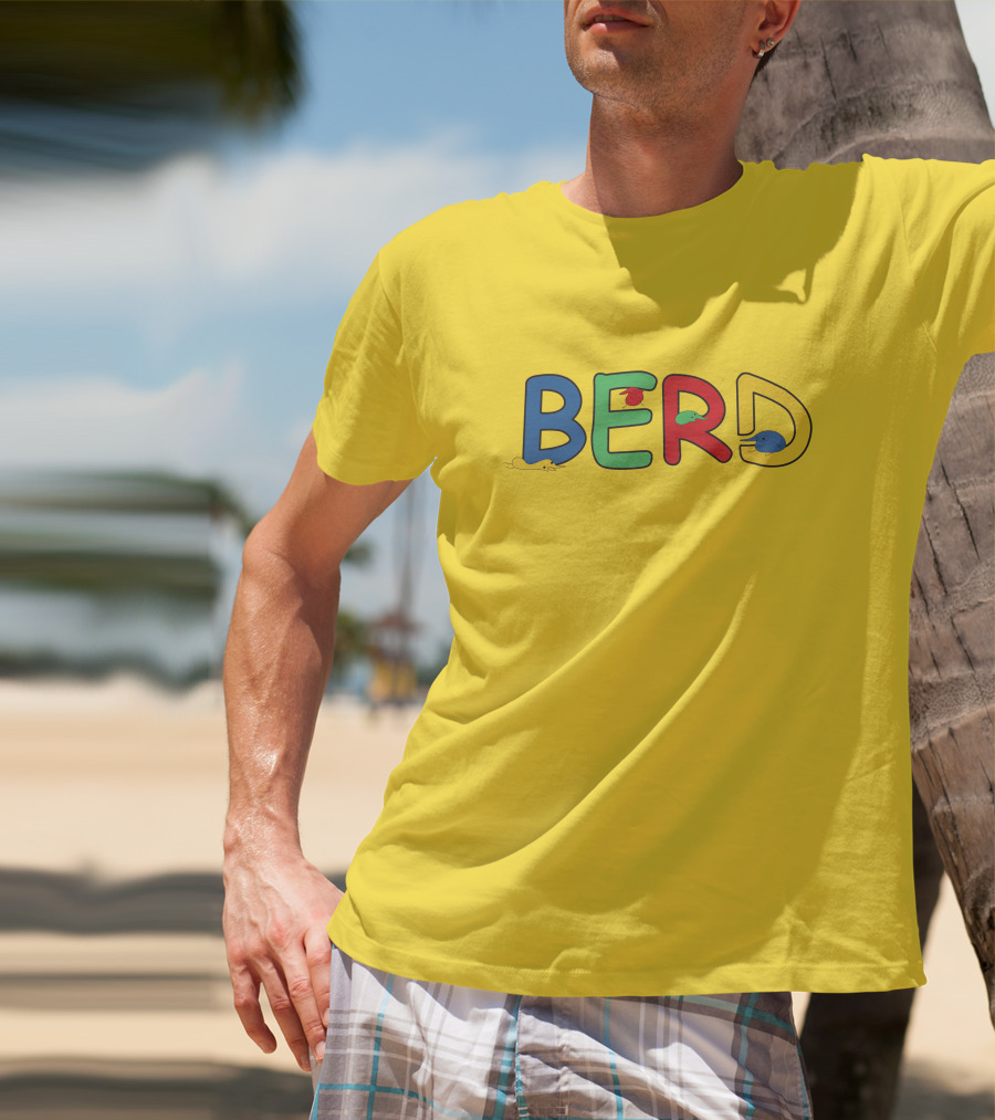 BERD Colorful Text With Mice Accents T-Shirt