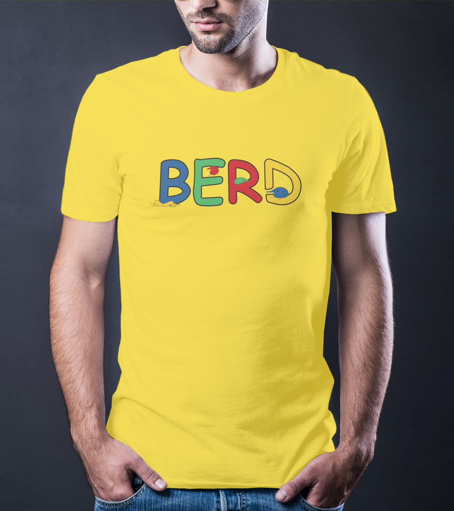 BERD Colorful Text With Mice Accents T-Shirt