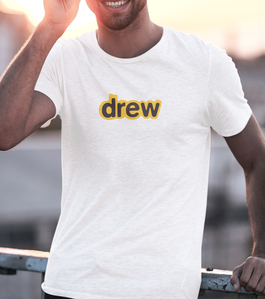 Drew House Yellow And Black T-Shirt