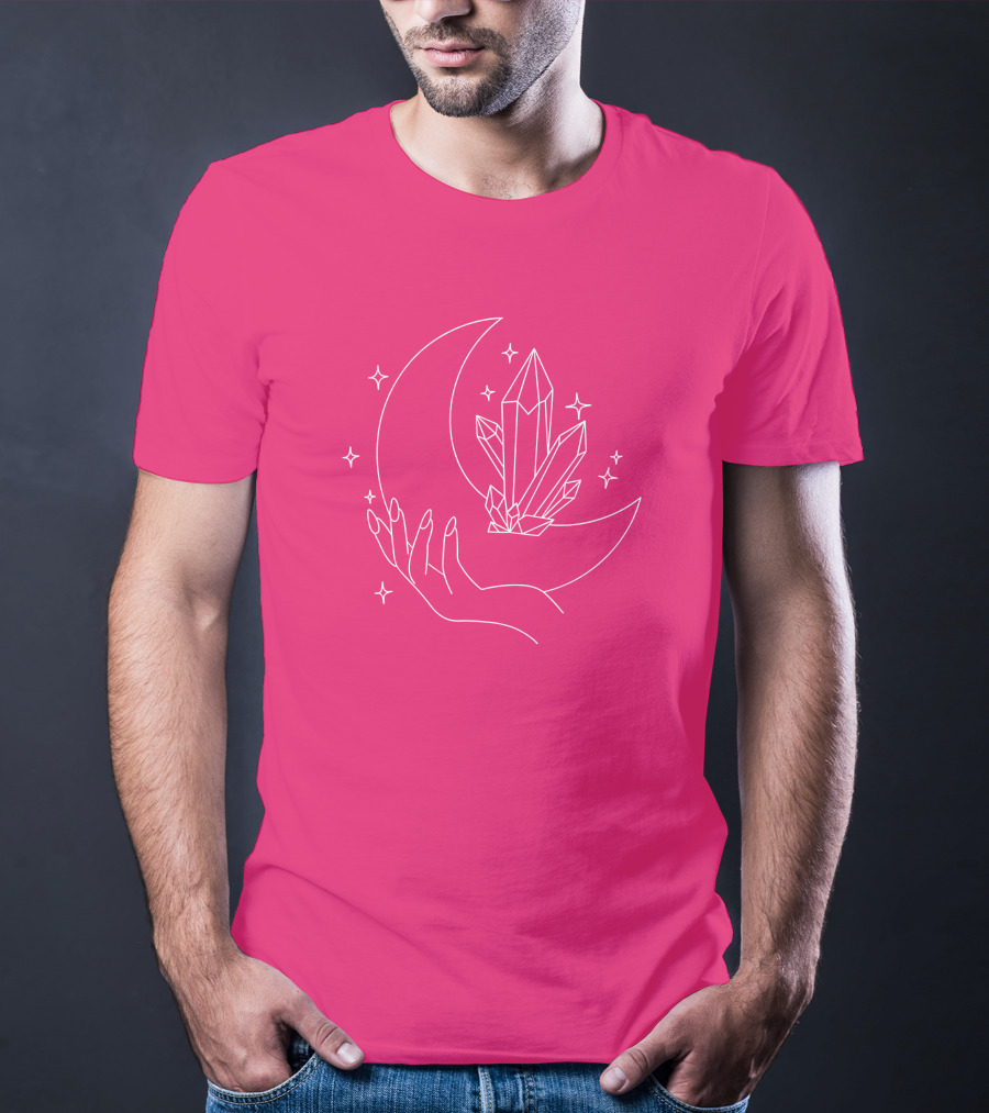 Eleanor Neale Moon Crystal Hand Stars Merch T-Shirt