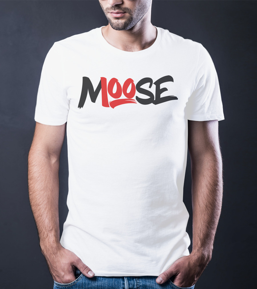 Moosecraft Merch Moose Red T-Shirt