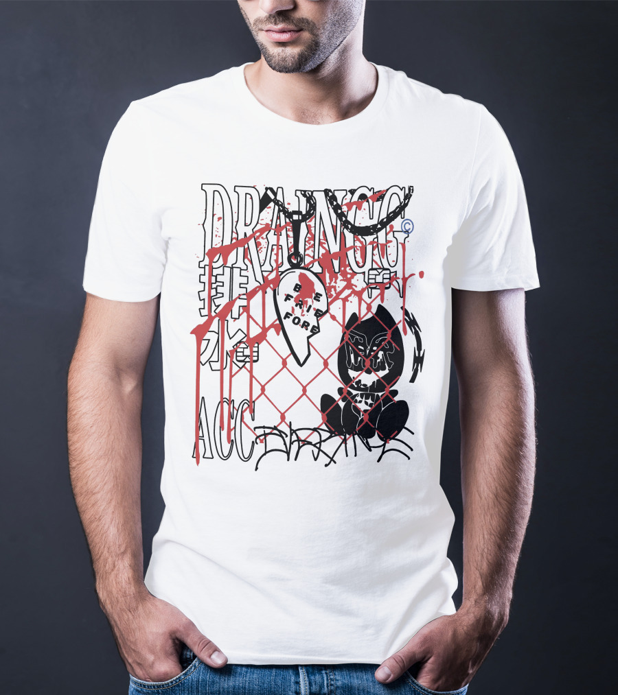 Drain Gang Acc Free Fall For T-Shirt