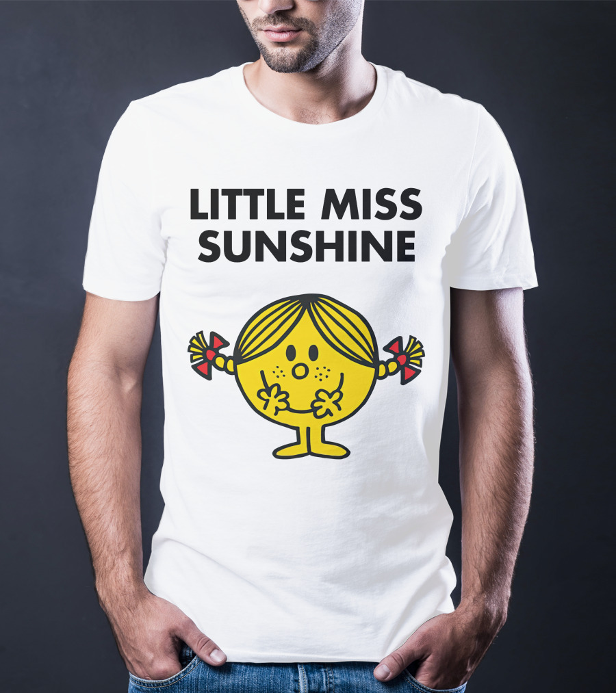 Little Miss Sunshine Character Poses With Pigtails And Smile T-Shirt
