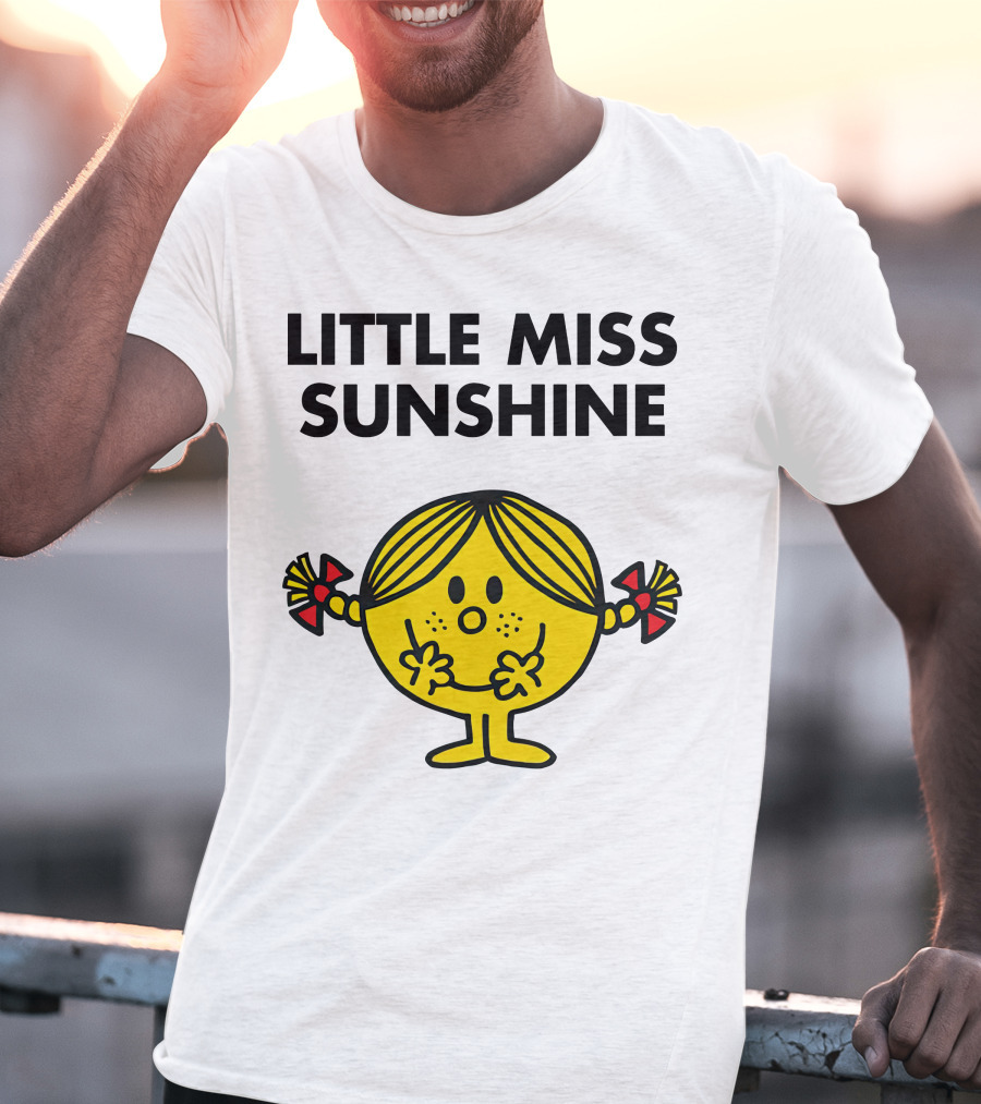 Little Miss Sunshine Character Poses With Pigtails And Smile T-Shirt