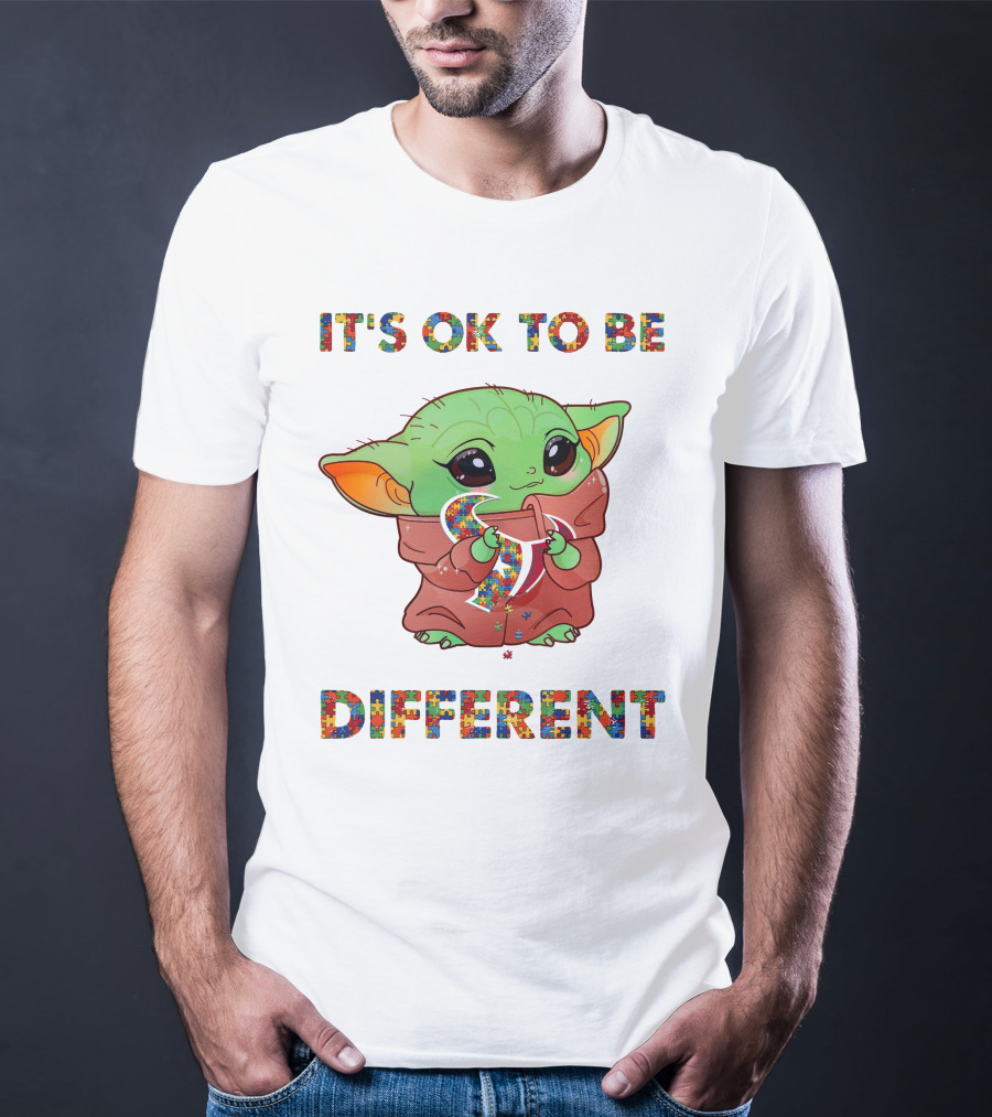 It's Ok To Be Different Houston Texans T-Shirt