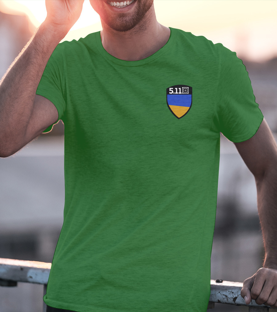 5.11 Tactical Shield Blue Yellow T-Shirt