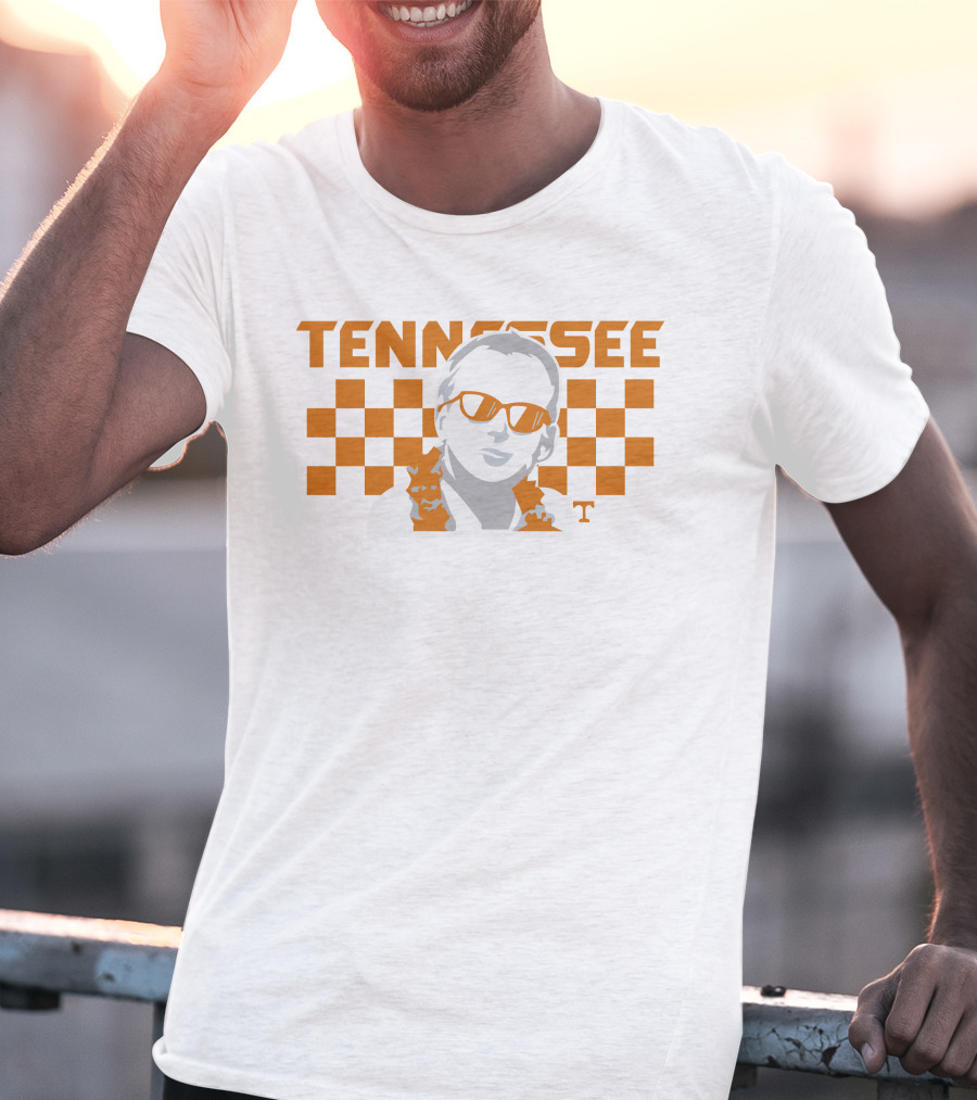 Tennessee Basketball Checkerboard Sunglasses T T-Shirt