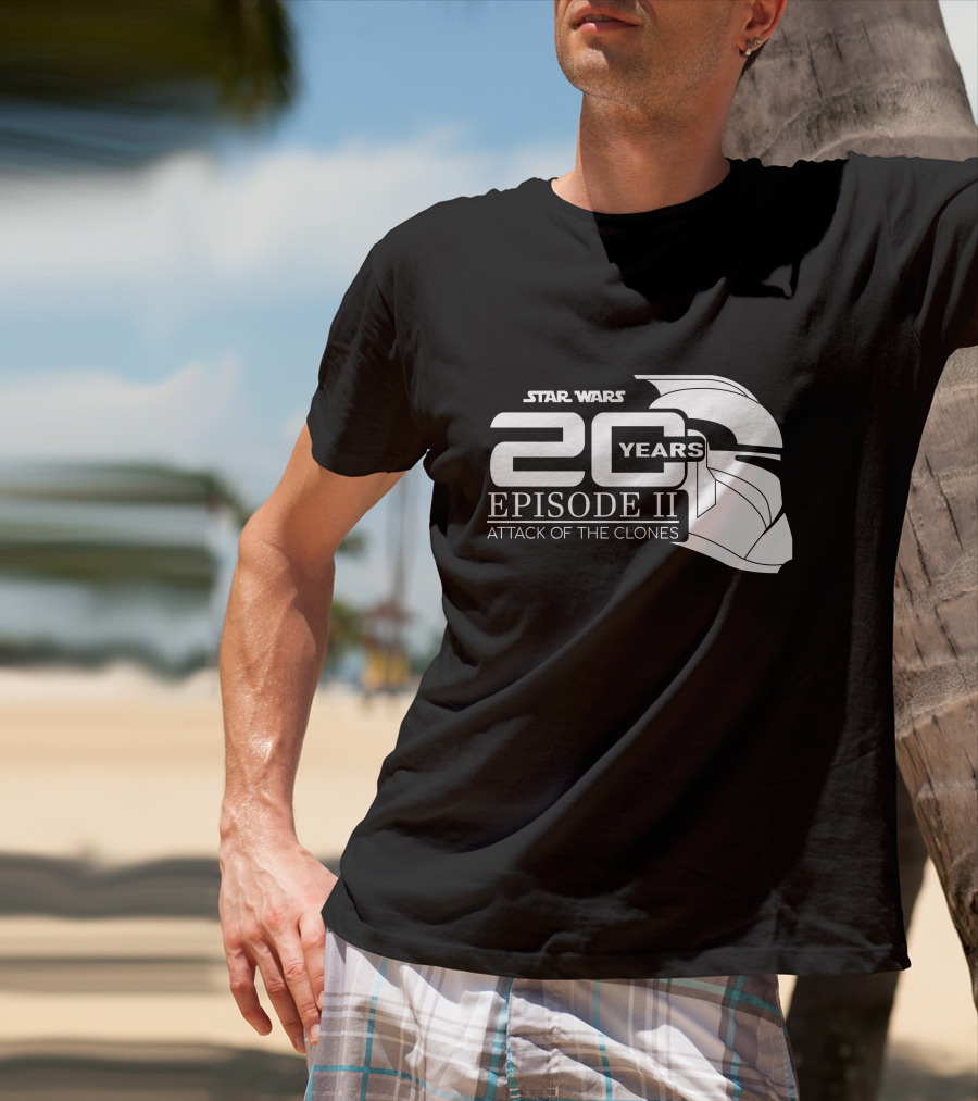 Star Wars Episode II Attack Of The Clones 20 Years T-Shirt