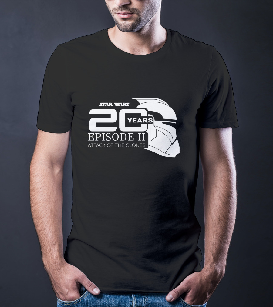 Star Wars Episode II Attack Of The Clones 20 Years T-Shirt