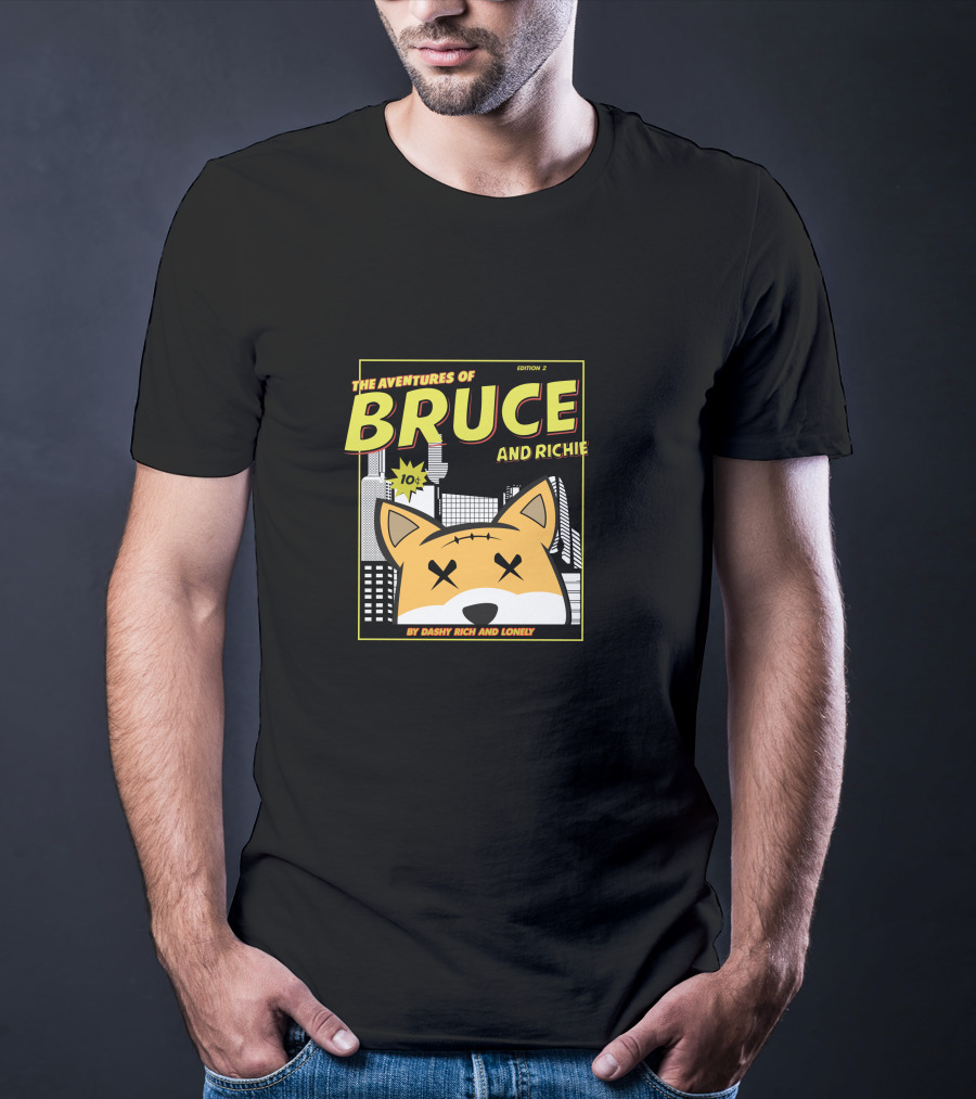 The Aventures Of Bruce And Richie Edition 2 By Dashy Rich And Lonely T-Shirt
