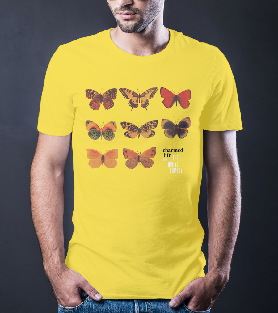 Charmed Life The Best Of The Divine Comedy Butterflies T-Shirt