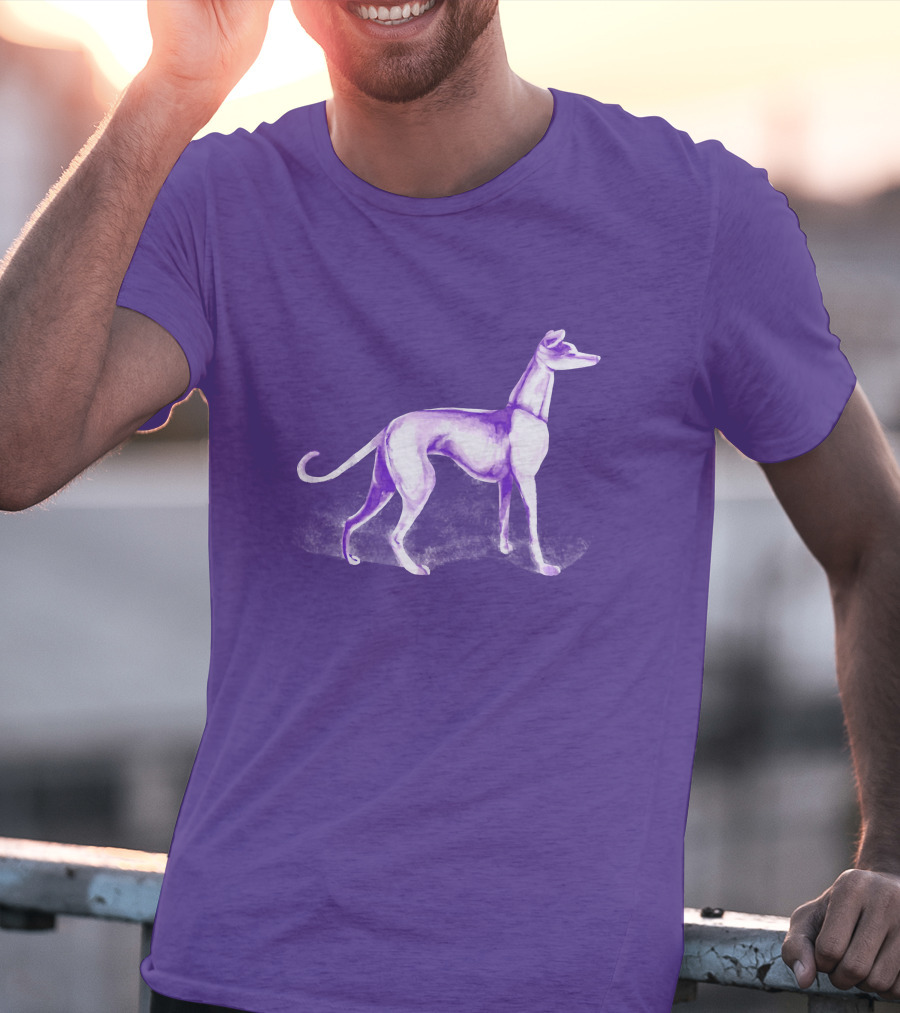 That One Purple Dog Greyhound Merch T-Shirt