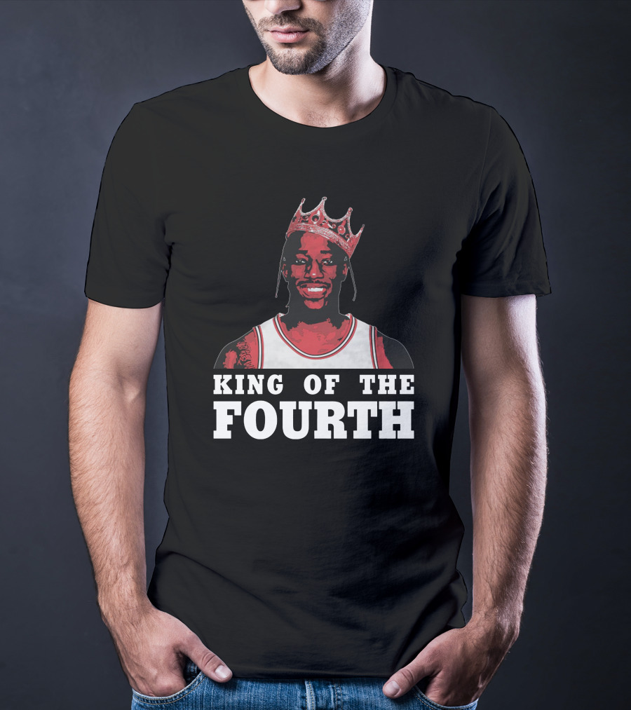 King Of The Fourth Basketball Crown T-Shirt