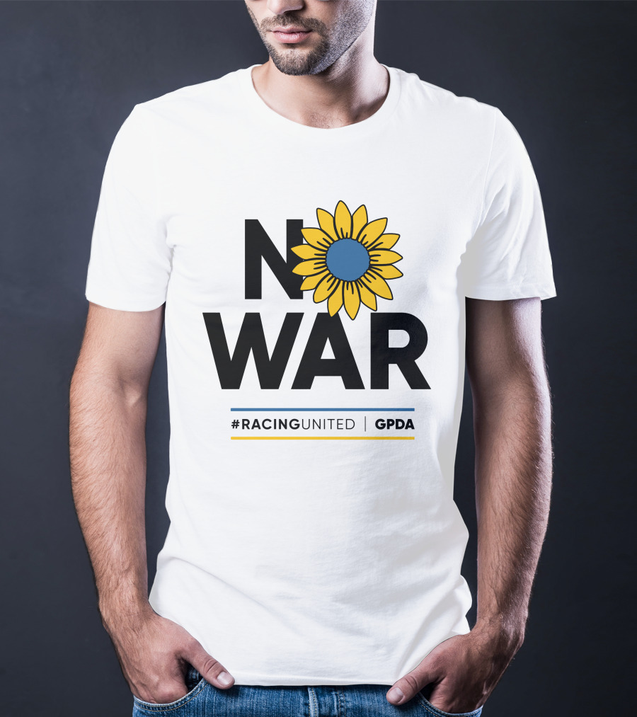 Racing United GPDA No War Sunflower Ricciardo F1 T-Shirt