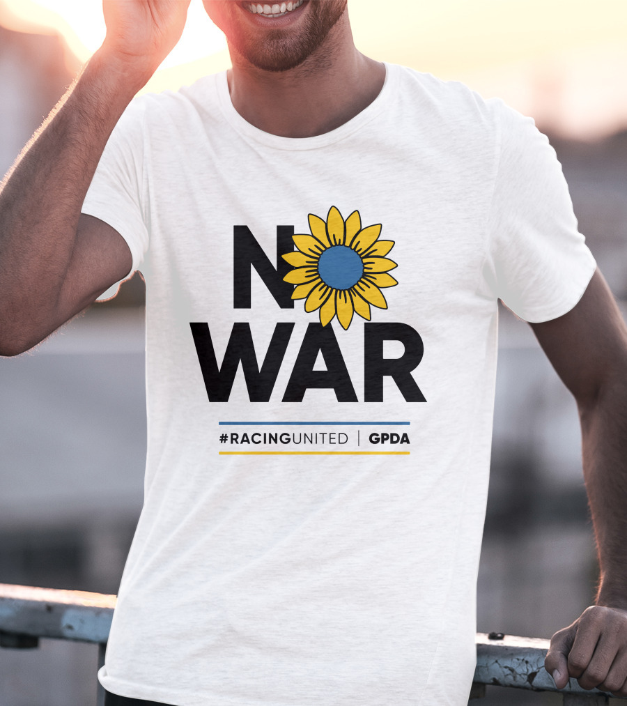 Racing United GPDA No War Sunflower Ricciardo F1 T-Shirt