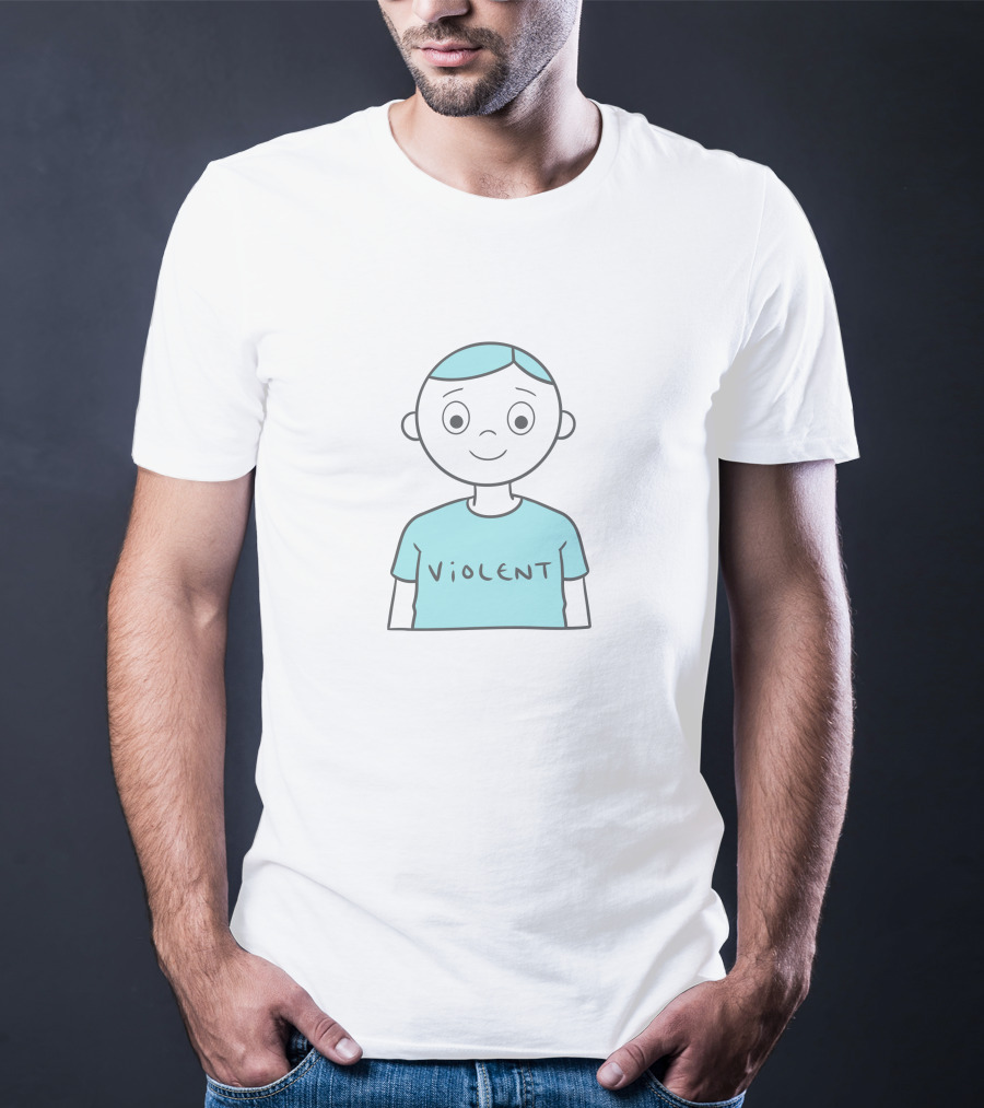 Violent Graphic On Person T-Shirt