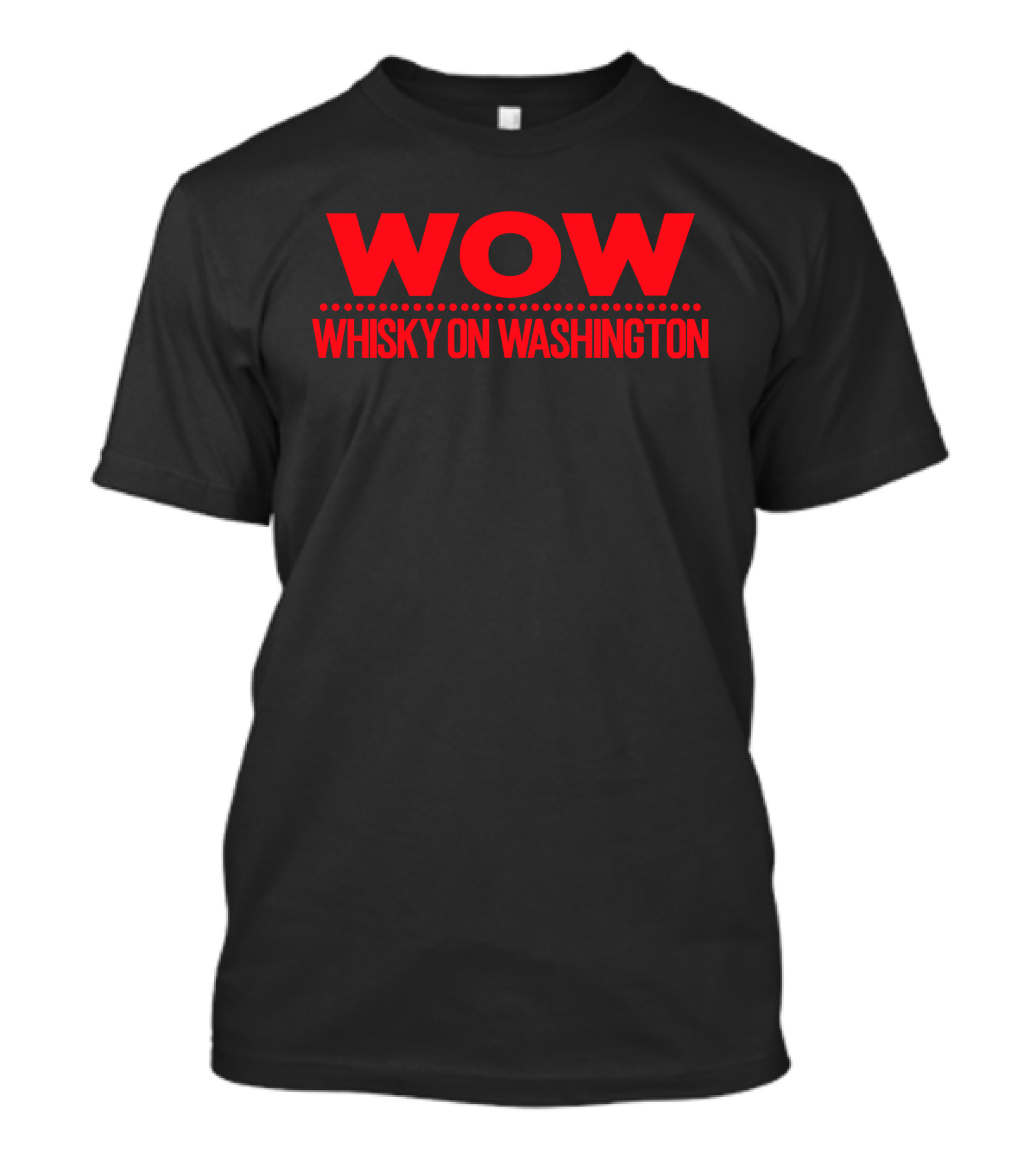 Franklin Wow Whisky On Washington T-Shirt