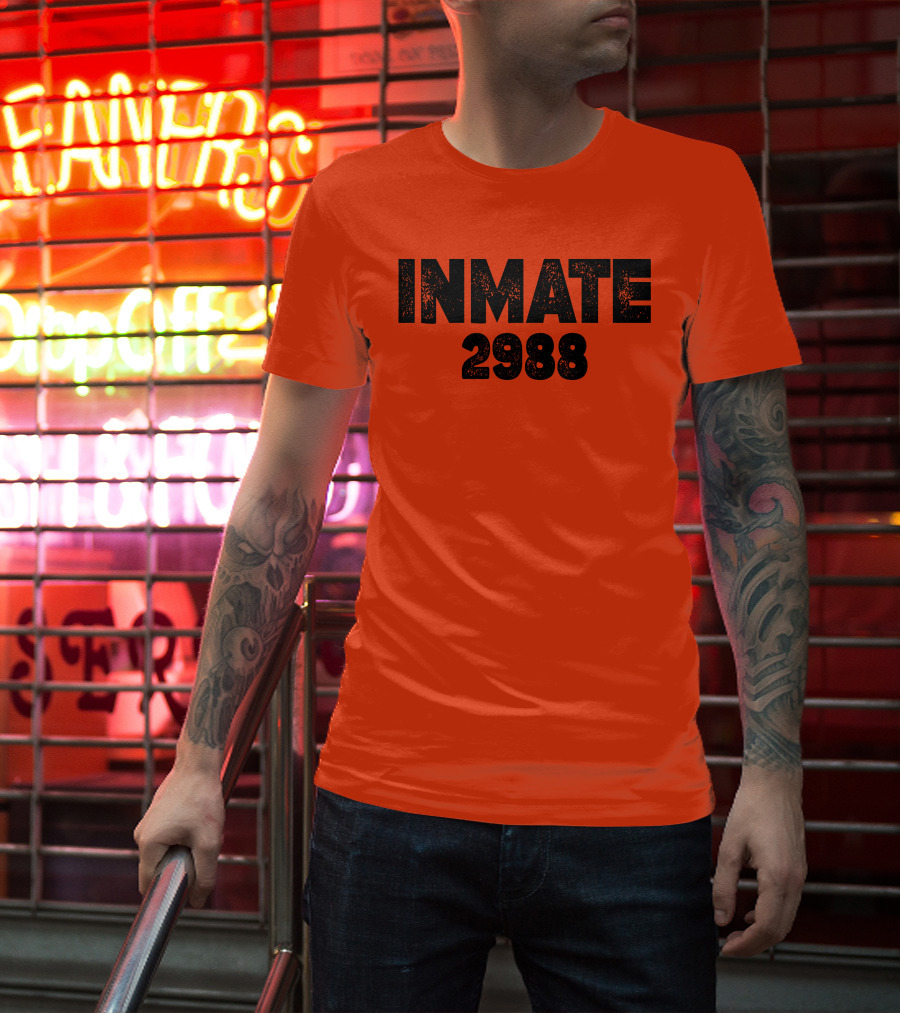 Inmate 2988 Boogie2988 Prison Number T-Shirt