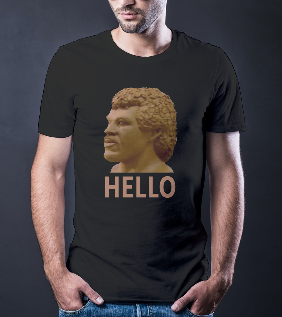 Andre Dawson Hello Funny Sculpture Bust T-Shirt