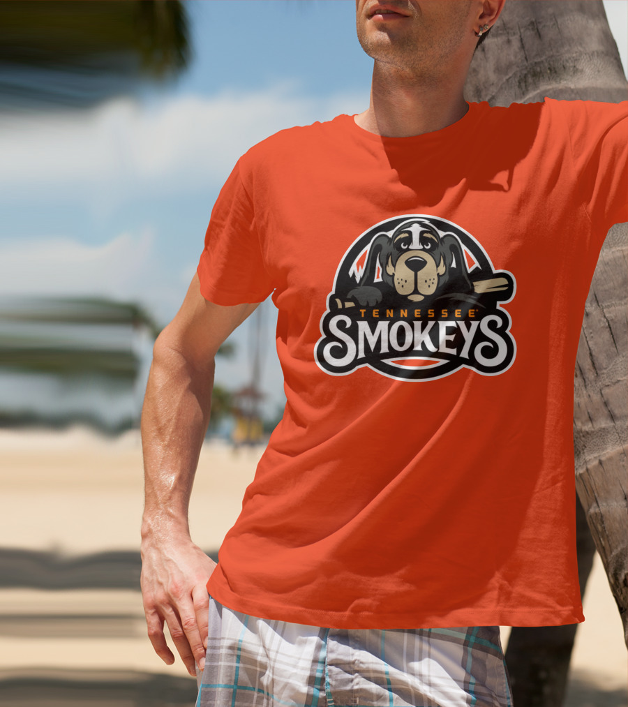 Tennessee Smokeys Baseball Team Mascot T-Shirt
