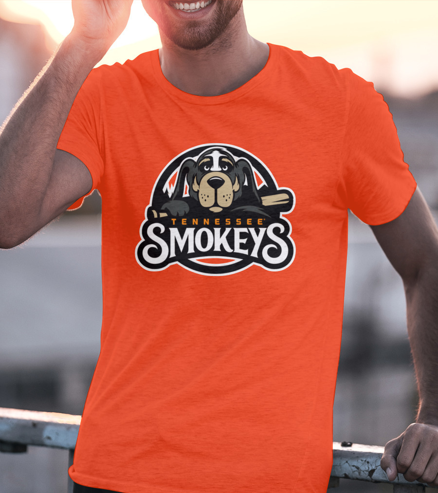 Tennessee Smokeys Baseball Team Mascot T-Shirt