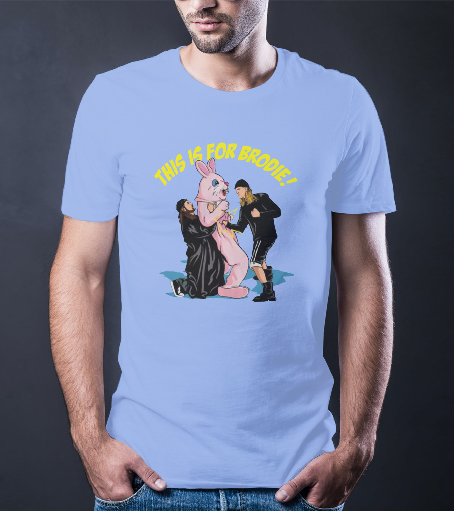 THIS IS FOR BRODIE BUNNY BATTLE T-Shirt
