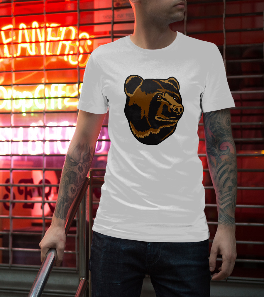 Boston Bruins Bear Head Emblem T-Shirt