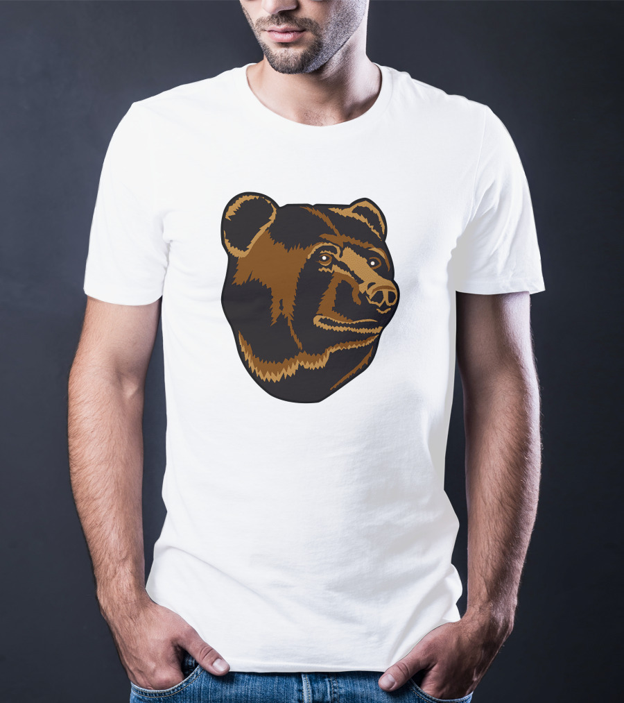 Boston Bruins Bear Head Emblem T-Shirt