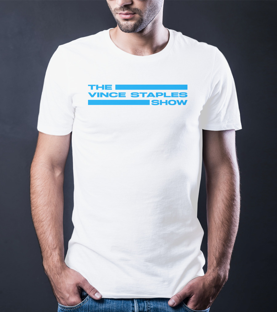 THE VINCE STAPLES SHOW Blue Text T-Shirt