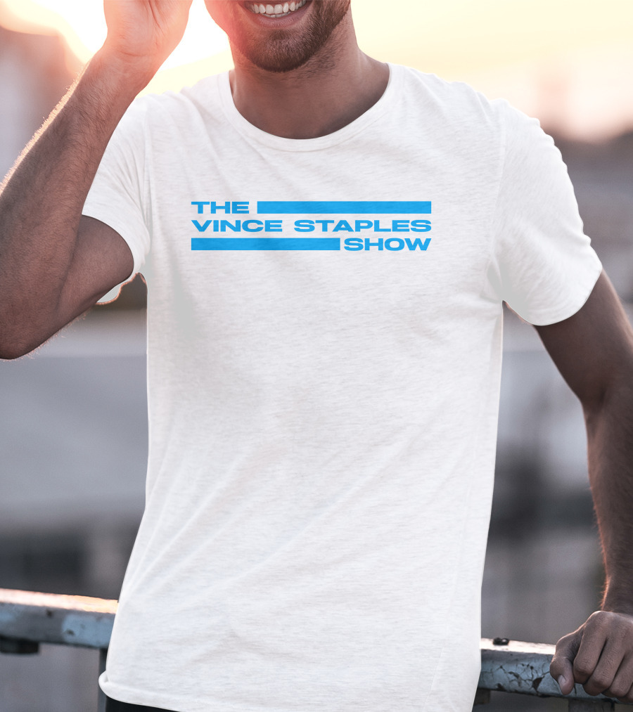 THE VINCE STAPLES SHOW Blue Text T-Shirt