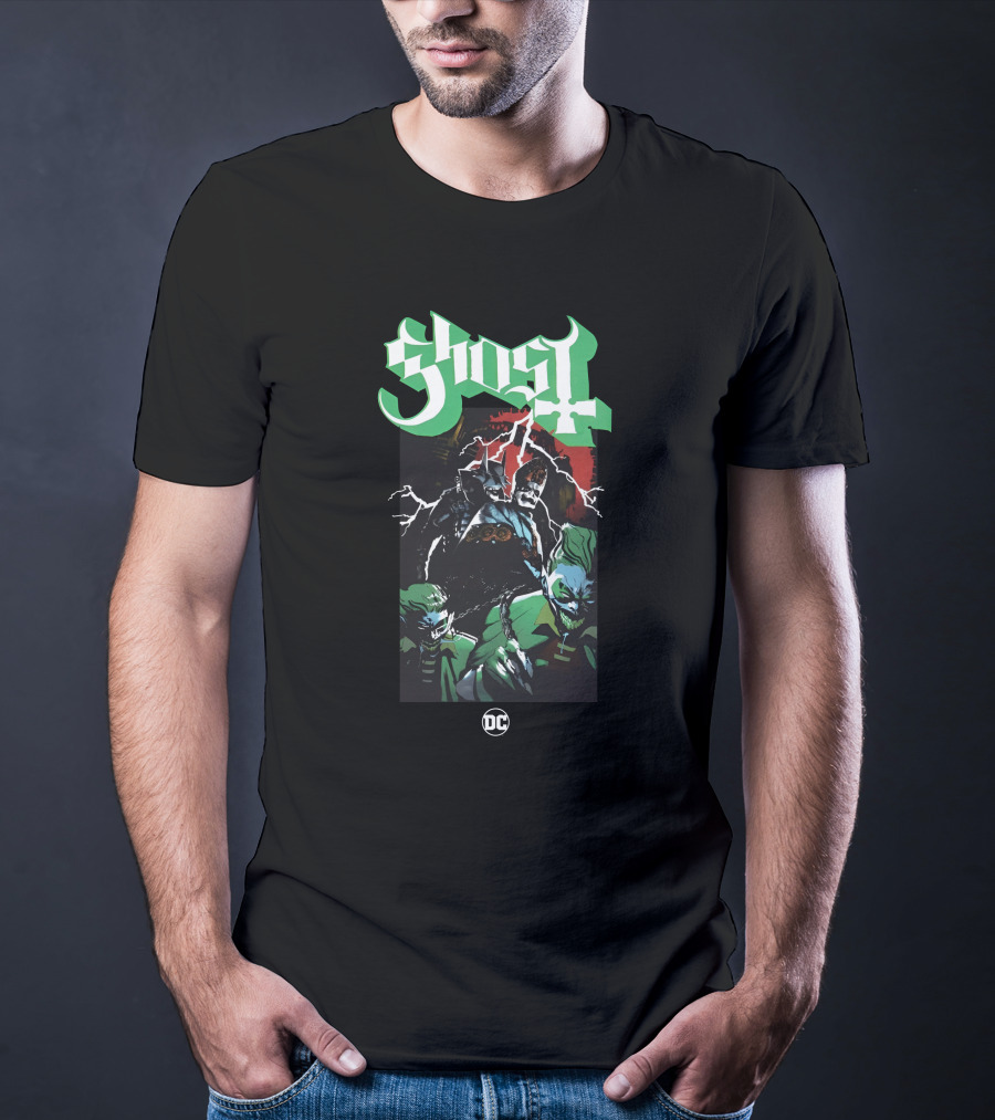 Ghost Batjoker DC Comics Dark Nights Villain Legends T-Shirt