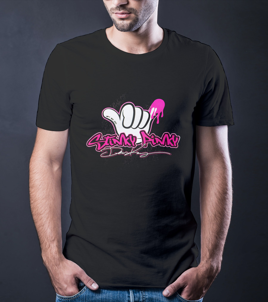 Stinky Pinky Disco Dean Let Go Dripping Hand T-Shirt