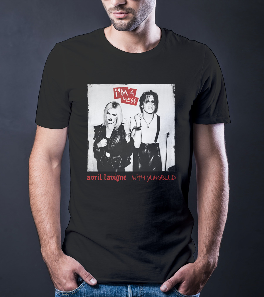 Avril Lavigne I'm A Mess With Yungblud T-Shirt