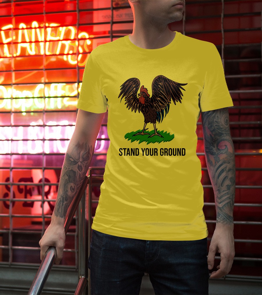 Tim Pool Stand Your Ground Rooster T-Shirt