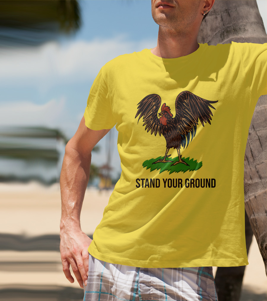 Tim Pool Stand Your Ground Rooster T-Shirt